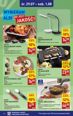 Aldi - gazetka promocyjna Rybnik, ul. Góreckiego 12, WIELKIE OTWARCIE już w ŚRODĘ: 29.07! od środy 29.07 do soboty 01.08 - strona 22