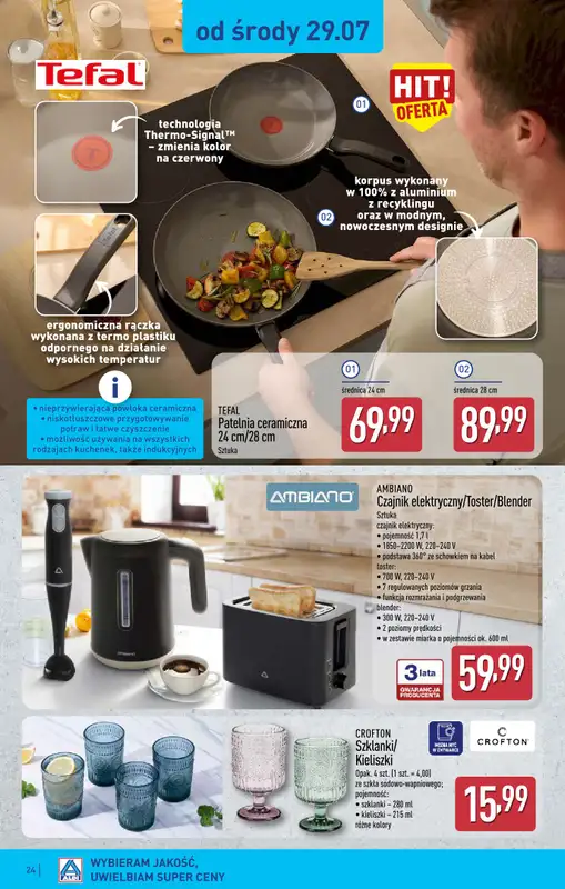 Aldi - gazetka promocyjna Rybnik, ul. Góreckiego 12, WIELKIE OTWARCIE już w ŚRODĘ: 29.07! od środy 29.07 do soboty 01.08 - strona 24