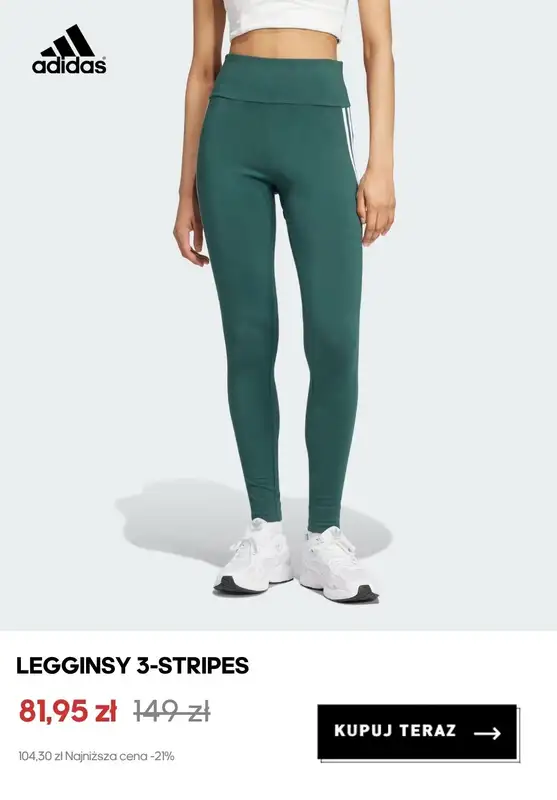 Adidas - gazetka promocyjna Przecenione legginsy damskie od środy 22.07 do środy 29.07 - strona 9