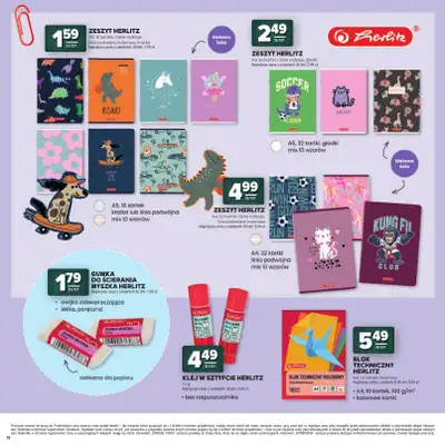Stokrotka - gazetka promocyjna Katalog Witaj Szkoło!  do środy 12.08 - strona 12