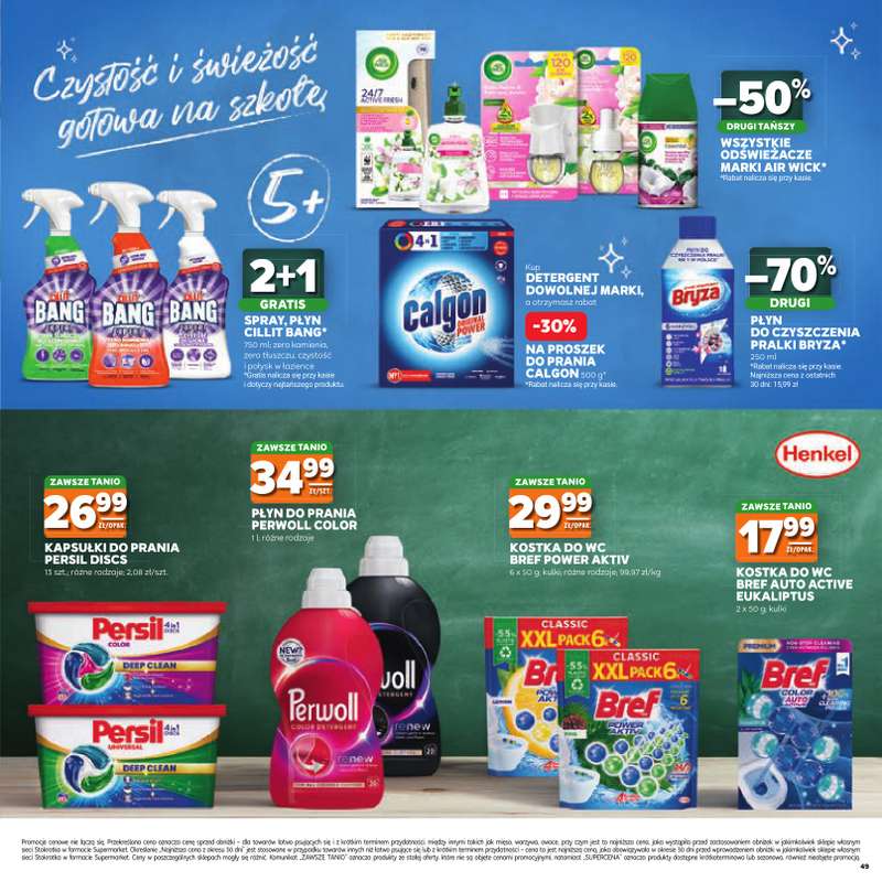 Stokrotka - gazetka promocyjna Katalog Witaj Szkoło!  do środy 12.08 - strona 49