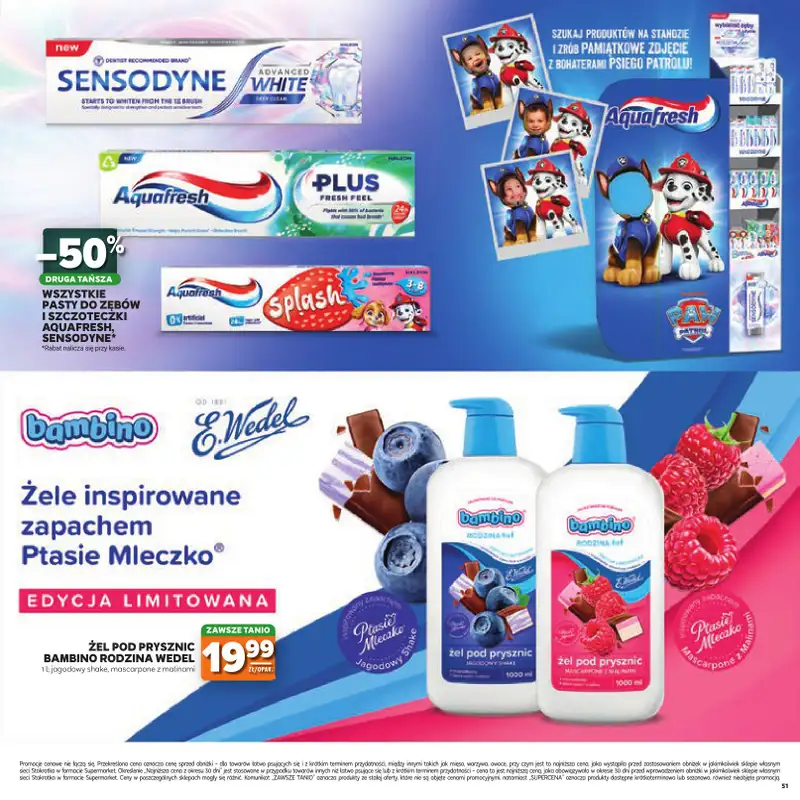 Stokrotka - gazetka promocyjna Katalog Witaj Szkoło!  do środy 12.08 - strona 51