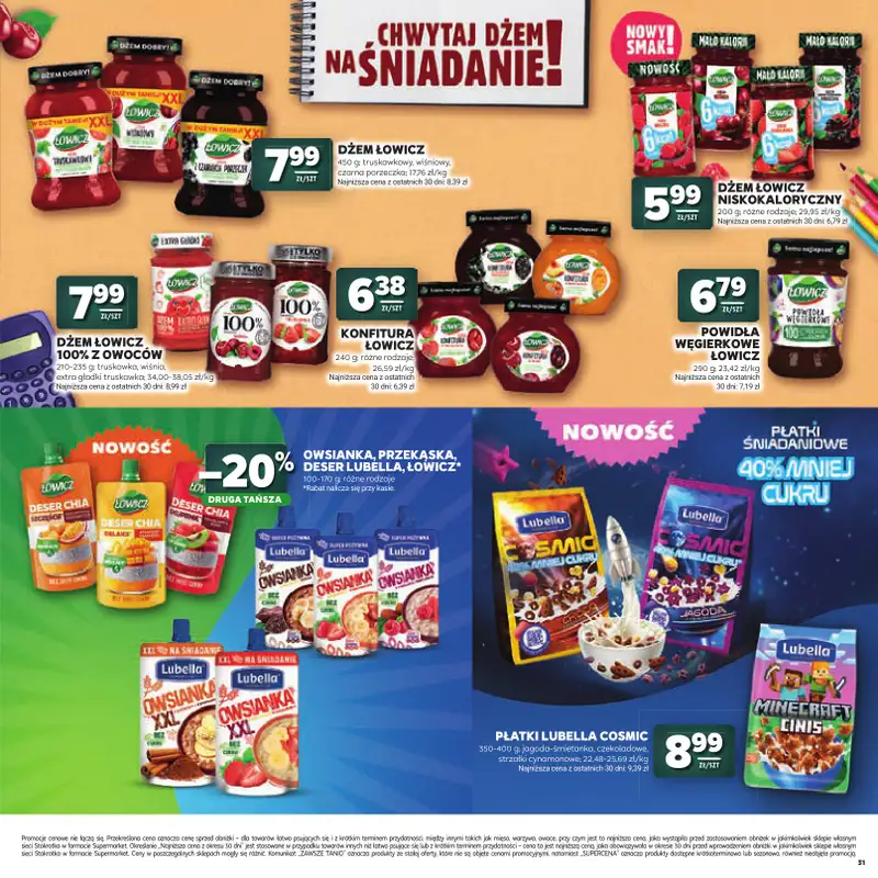 Stokrotka - gazetka promocyjna Katalog Witaj Szkoło!  do środy 12.08 - strona 31