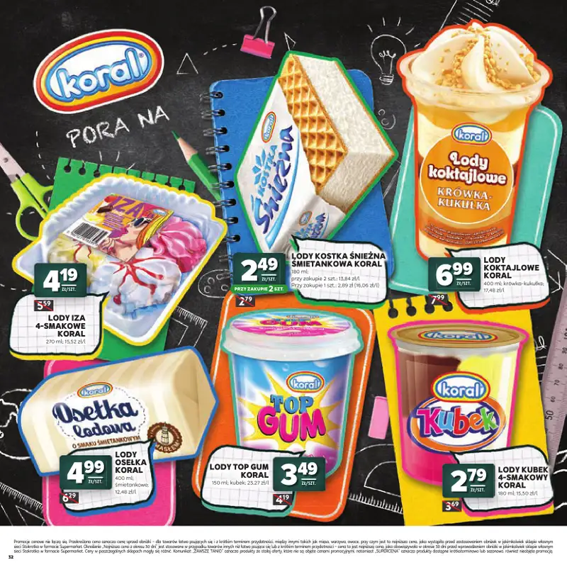 Stokrotka - gazetka promocyjna Katalog Witaj Szkoło!  do środy 12.08 - strona 32