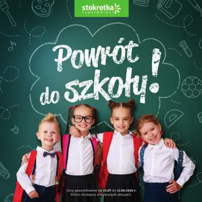 Stokrotka - gazetka promocyjna Katalog Witaj Szkoło!  do środy 12.08