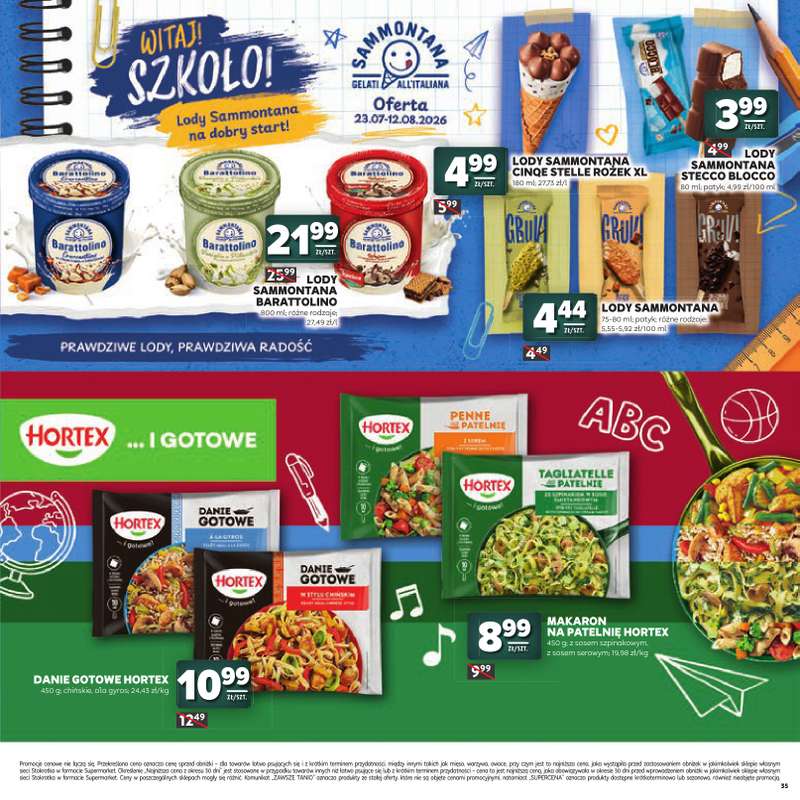 Stokrotka - gazetka promocyjna Katalog Witaj Szkoło!  do środy 12.08 - strona 35