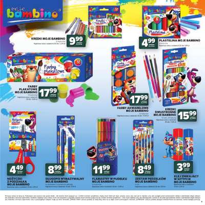 Stokrotka - gazetka promocyjna Katalog Witaj Szkoło!  do środy 12.08 - strona 9