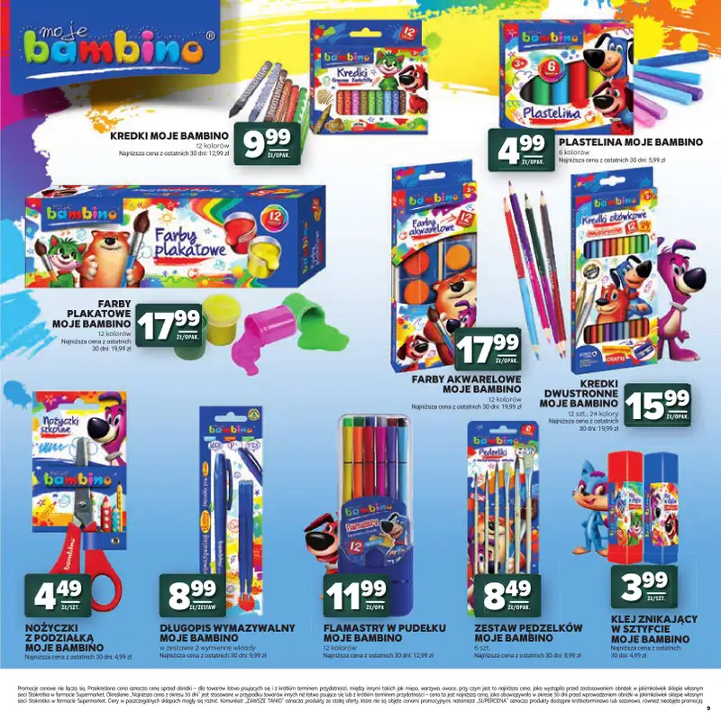 Stokrotka - gazetka promocyjna Katalog Witaj Szkoło!  do środy 12.08 - strona 9