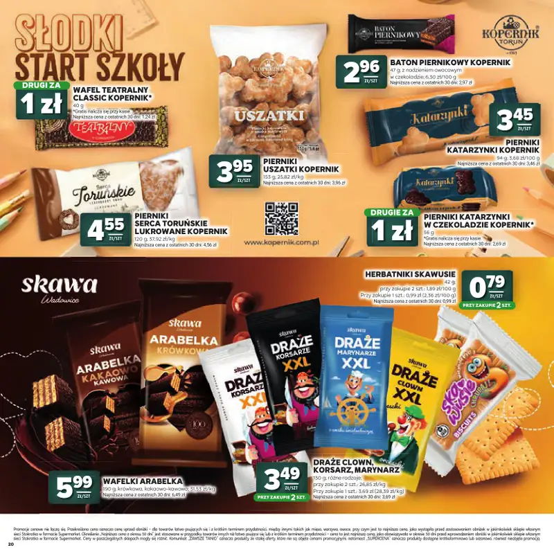 Stokrotka - gazetka promocyjna Katalog Witaj Szkoło!  do środy 12.08 - strona 20