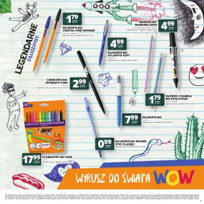 Stokrotka - gazetka promocyjna Katalog Witaj Szkoło!  do środy 12.08 - strona 3