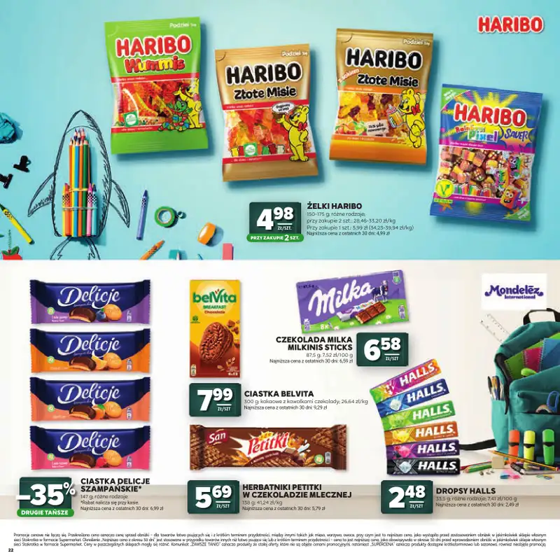 Stokrotka - gazetka promocyjna Katalog Witaj Szkoło!  do środy 12.08 - strona 22