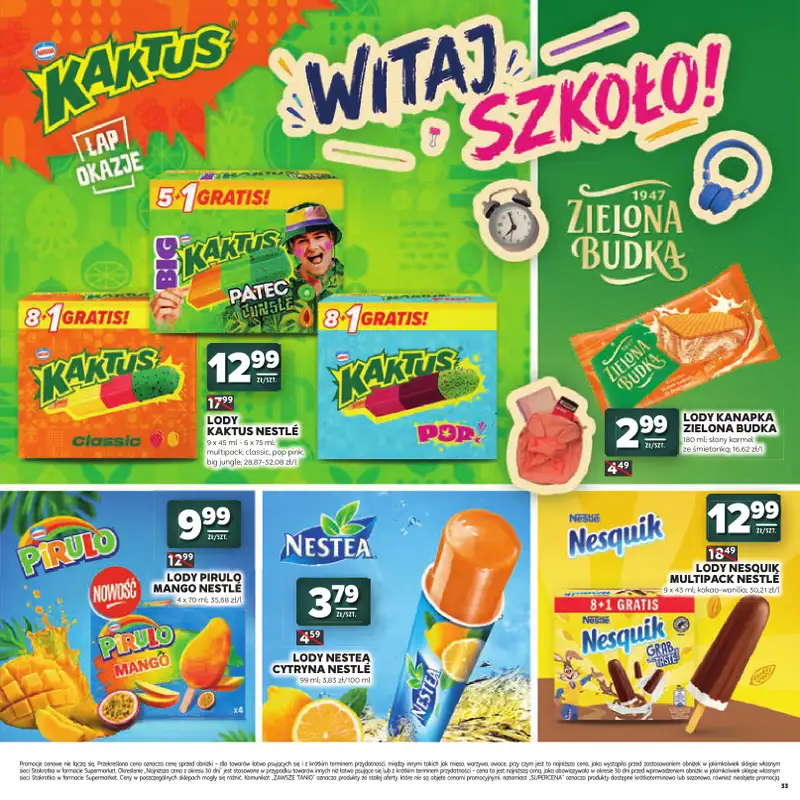Stokrotka - gazetka promocyjna Katalog Witaj Szkoło!  do środy 12.08 - strona 33