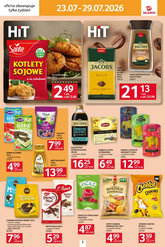 Selgros - gazetka promocyjna Jeszcze więcej super promocji! od czwartku 23.07 do środy 29.07 - strona 7