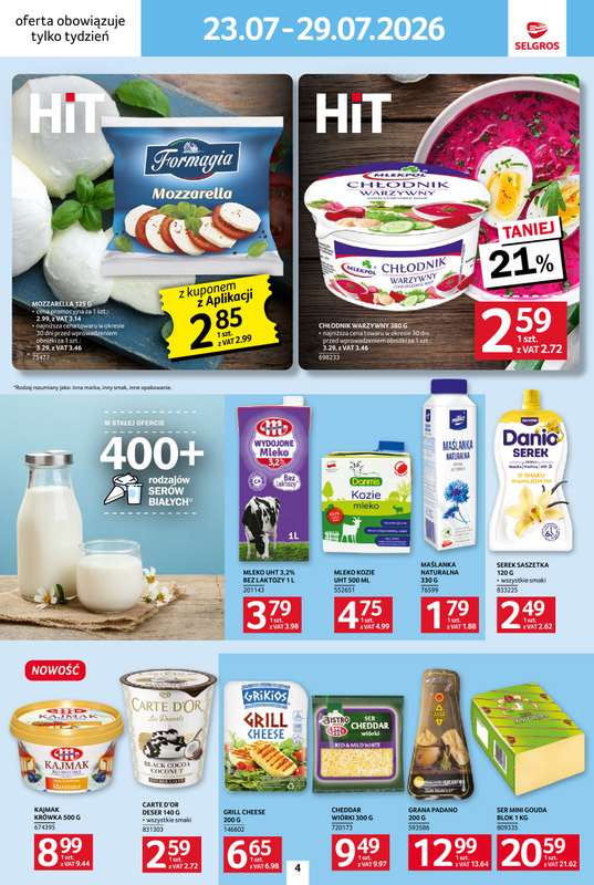 Selgros - gazetka promocyjna Jeszcze więcej super promocji! od czwartku 23.07 do środy 29.07 - strona 4