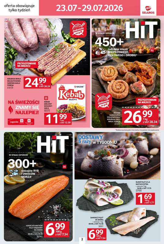Selgros - gazetka promocyjna Jeszcze więcej super promocji! od czwartku 23.07 do środy 29.07 - strona 2