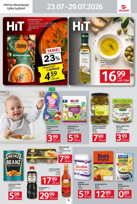 Selgros - gazetka promocyjna Jeszcze więcej super promocji! od czwartku 23.07 do środy 29.07 - strona 6