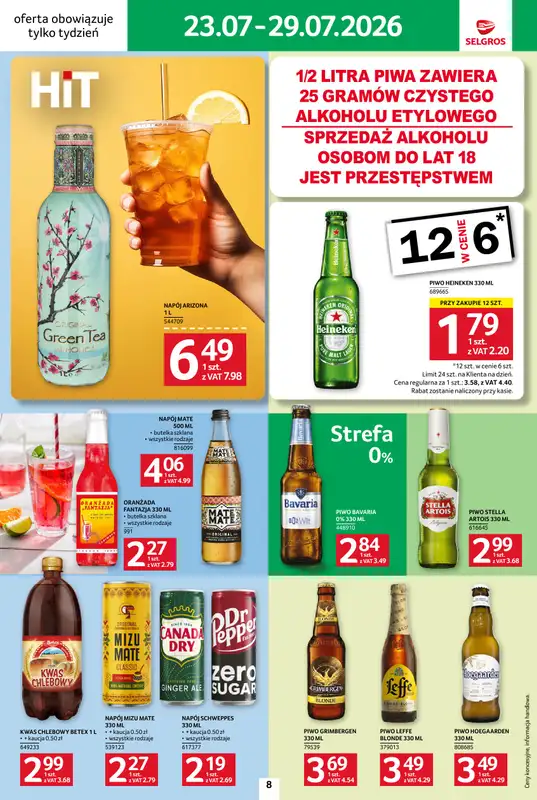 Selgros - gazetka promocyjna Jeszcze więcej super promocji! od czwartku 23.07 do środy 29.07 - strona 8