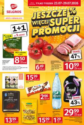 Selgros - gazetka promocyjna Jeszcze więcej super promocji! od czwartku 23.07 do środy 29.07