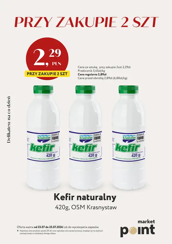 Market Point - gazetka promocyjna Promocje weekendowe od czwartku 23.07 do soboty 25.07 - strona 7