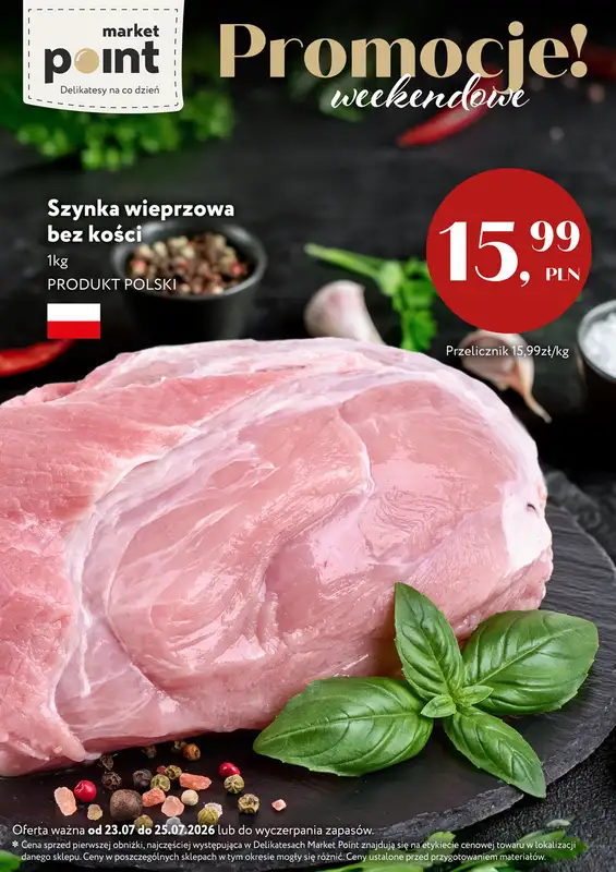 Market Point - gazetka promocyjna Promocje weekendowe od czwartku 23.07 do soboty 25.07 - strona 6