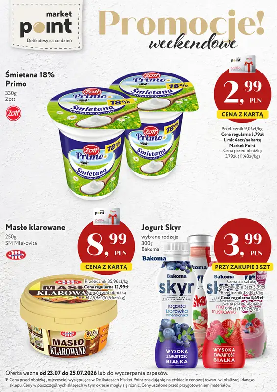 Market Point - gazetka promocyjna Promocje weekendowe od czwartku 23.07 do soboty 25.07 - strona 9