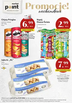 Market Point - gazetka promocyjna Promocje weekendowe od czwartku 23.07 do soboty 25.07