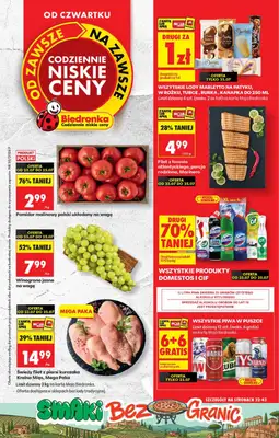 Biedronka - gazetka promocyjna Od czwartku od czwartku 23.07 do środy 29.07