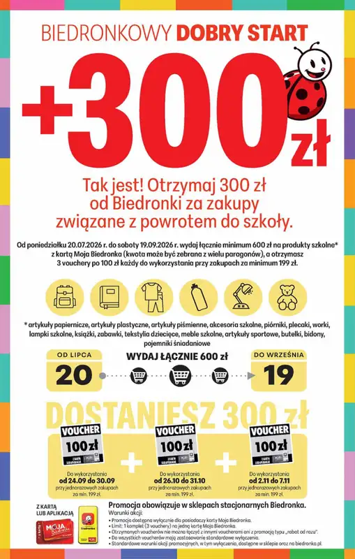 Biedronka - gazetka promocyjna Od czwartku od czwartku 23.07 do środy 29.07 - strona 19