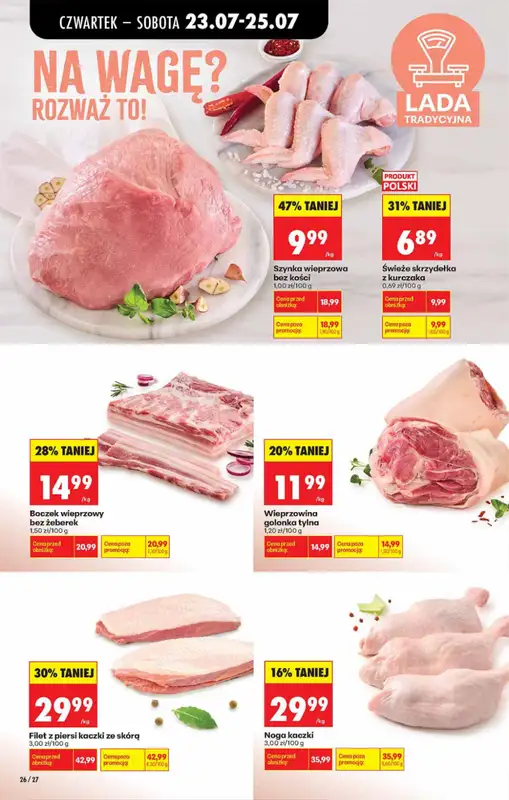 Biedronka - gazetka promocyjna Od czwartku, Z ladą tradycyjną od czwartku 23.07 do środy 29.07 - strona 26