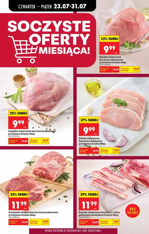 Biedronka - gazetka promocyjna Od czwartku, Z ladą tradycyjną od czwartku 23.07 do środy 29.07 - strona 72