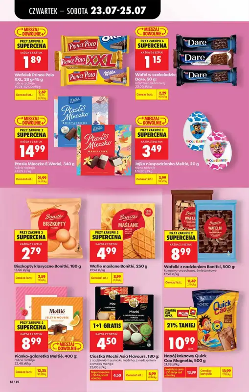 Biedronka - gazetka promocyjna Od czwartku, Z ladą tradycyjną od czwartku 23.07 do środy 29.07 - strona 48