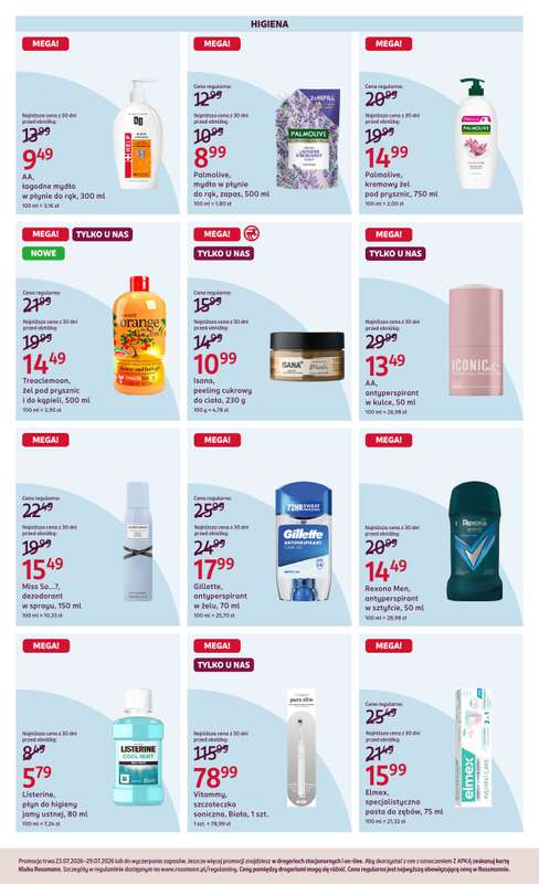 Rossmann - gazetka promocyjna Gazetka od czwartku 23.07 do środy 29.07 - strona 3