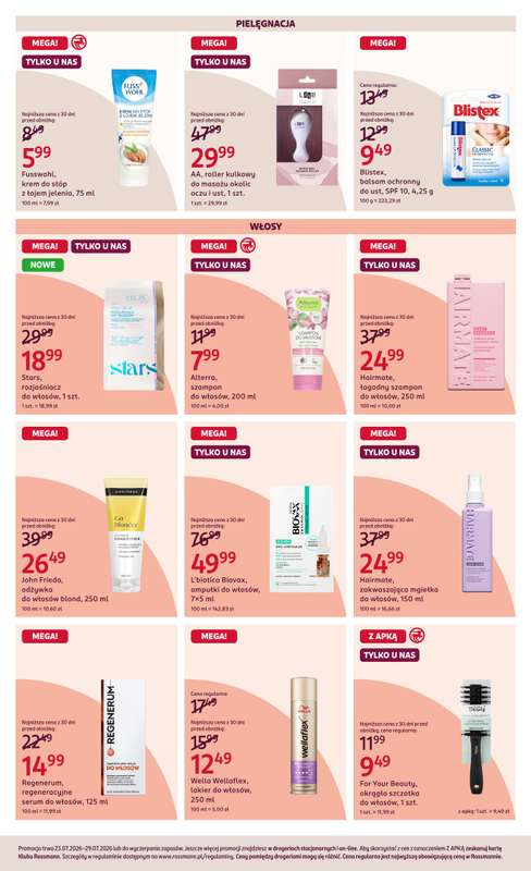 Rossmann - gazetka promocyjna Gazetka od czwartku 23.07 do środy 29.07 - strona 7