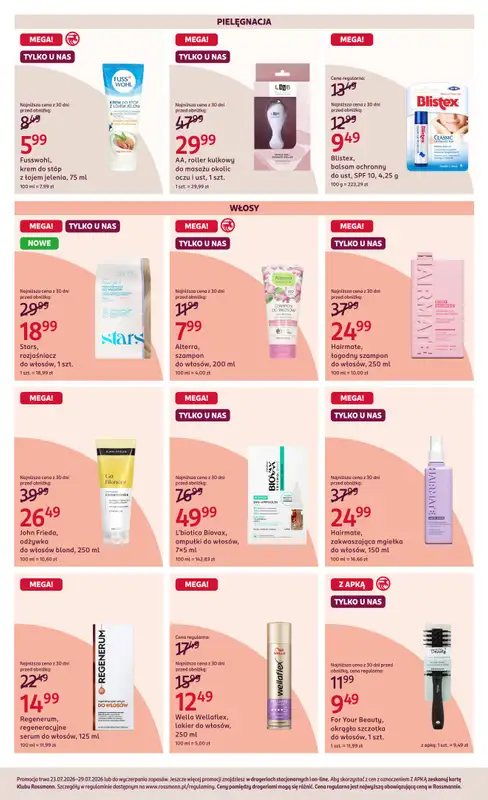 Rossmann - gazetka promocyjna Gazetka od czwartku 23.07 do środy 29.07 - strona 7