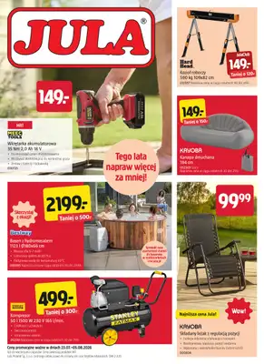 Jula - gazetka promocyjna Gazetka od czwartku 23.07 do środy 05.08