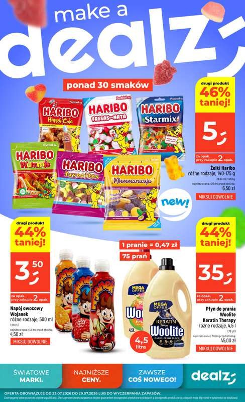 Dealz - gazetka promocyjna Make a Dealz! od czwartku 23.07 do środy 29.07