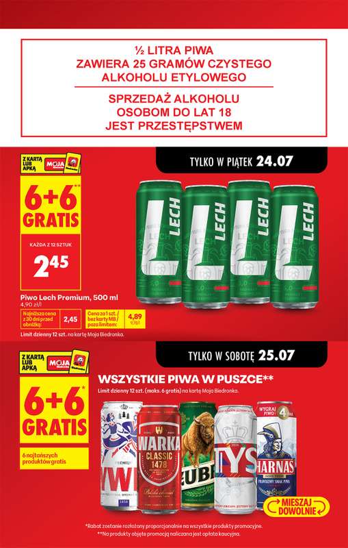 Biedronka - gazetka promocyjna Od czwartku od czwartku 23.07 do środy 29.07 - strona 13