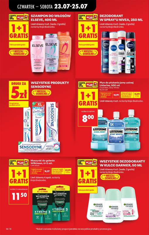 Biedronka - gazetka promocyjna Od czwartku, Z ladą tradycyjną od czwartku 23.07 do środy 29.07 - strona 16