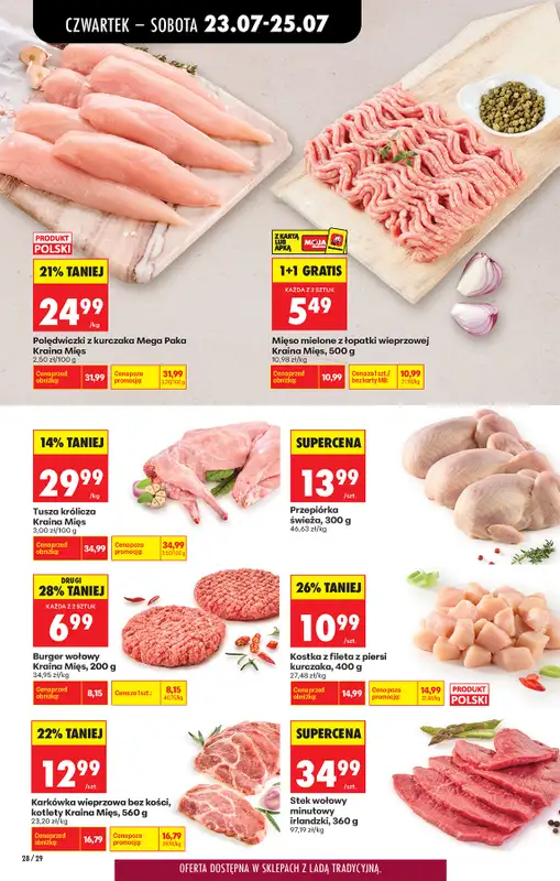 Biedronka - gazetka promocyjna Od czwartku, Z ladą tradycyjną od czwartku 23.07 do środy 29.07 - strona 46