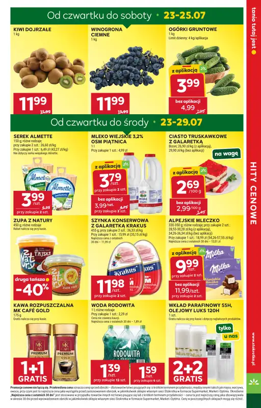 Stokrotka - gazetka promocyjna Gazetka Market od czwartku 23.07 do środy 29.07 - strona 5