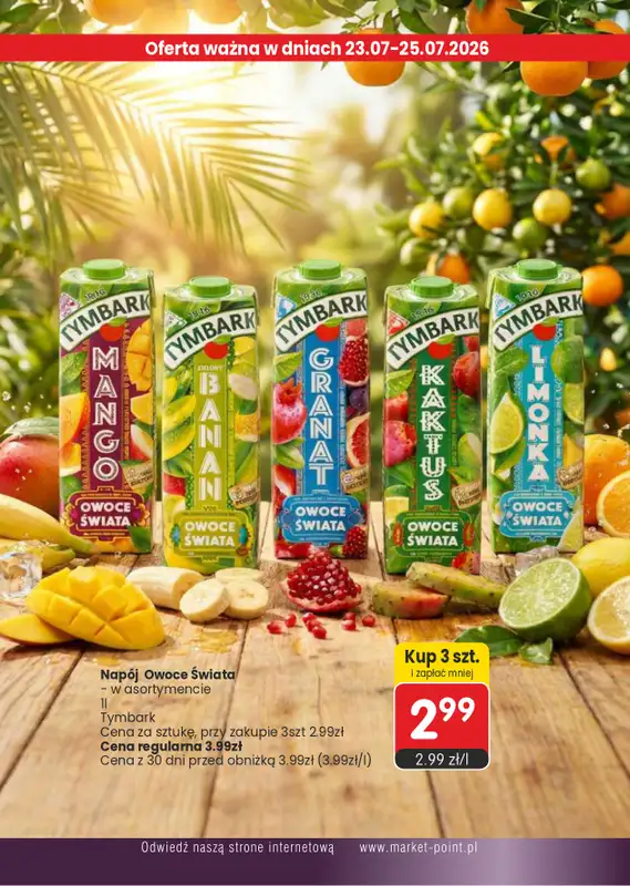Market Point - gazetka promocyjna Gazetka od czwartku 23.07 do soboty 08.08 - strona 3
