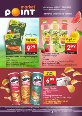 Market Point - gazetka promocyjna Gazetka od czwartku 23.07 do soboty 08.08