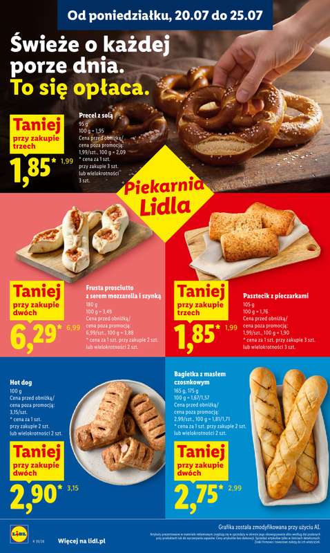 Lidl - gazetka promocyjna Oferta od czwartku od czwartku 23.07 do soboty 25.07 - strona 60