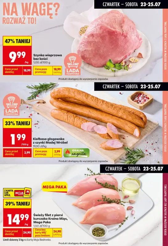 Biedronka - gazetka promocyjna Biedronkowe oszczędności od czwartku od czwartku 23.07 do soboty 25.07 - strona 6
