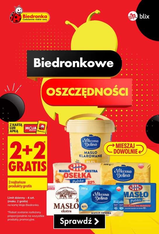 Biedronka - gazetka promocyjna Biedronkowe oszczędności od czwartku od czwartku 23.07 do soboty 25.07