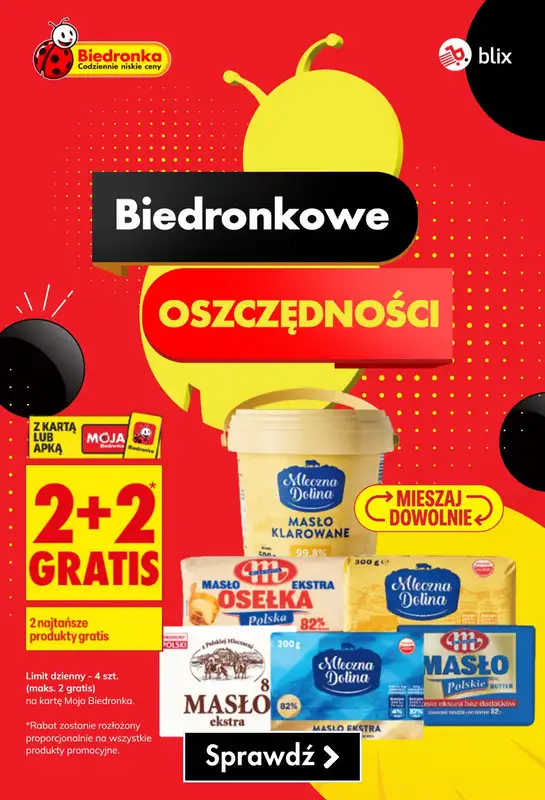 Biedronka - gazetka promocyjna Biedronkowe oszczędności od czwartku  