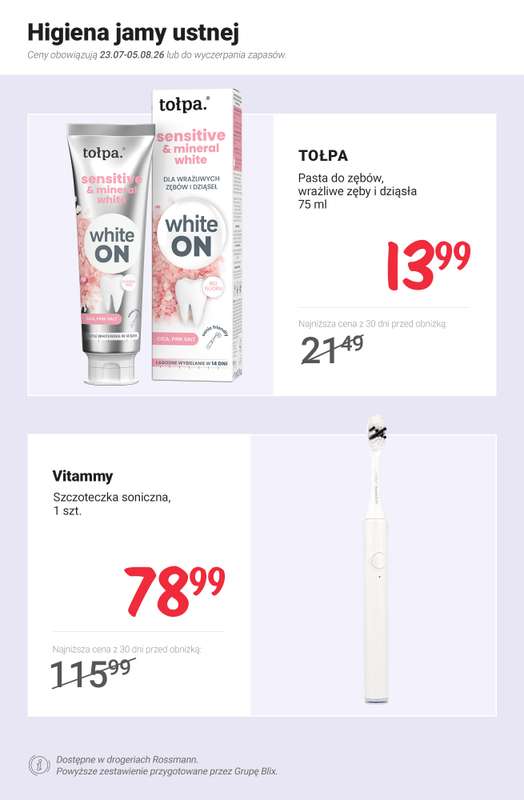 Rossmann - gazetka promocyjna Nowe MEGA PROMOCJE - od 23.07 od czwartku 23.07 do środy 05.08 - strona 10