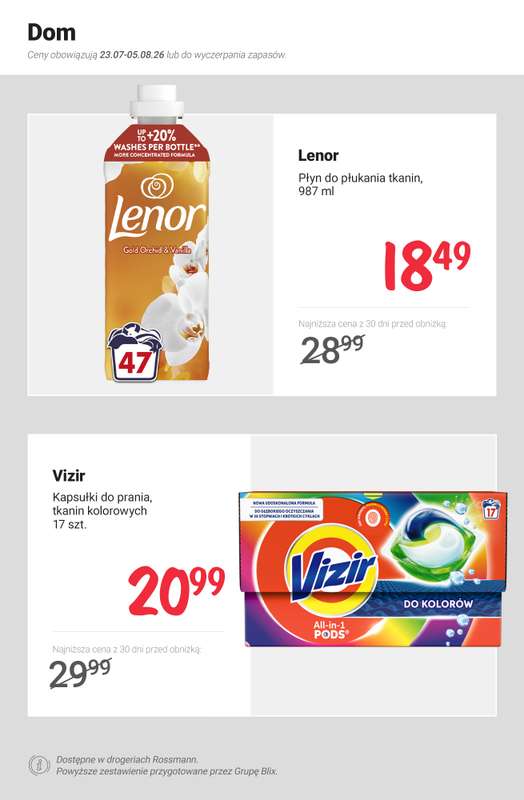 Rossmann - gazetka promocyjna Nowe MEGA PROMOCJE - od 23.07 od czwartku 23.07 do środy 05.08 - strona 12