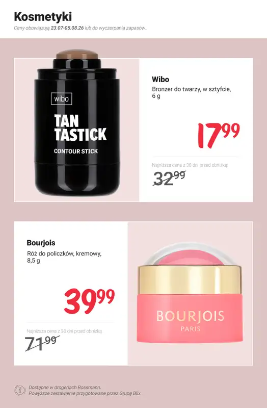 Rossmann - gazetka promocyjna Nowe MEGA PROMOCJE - od 23.07 od czwartku 23.07 do środy 05.08 - strona 3