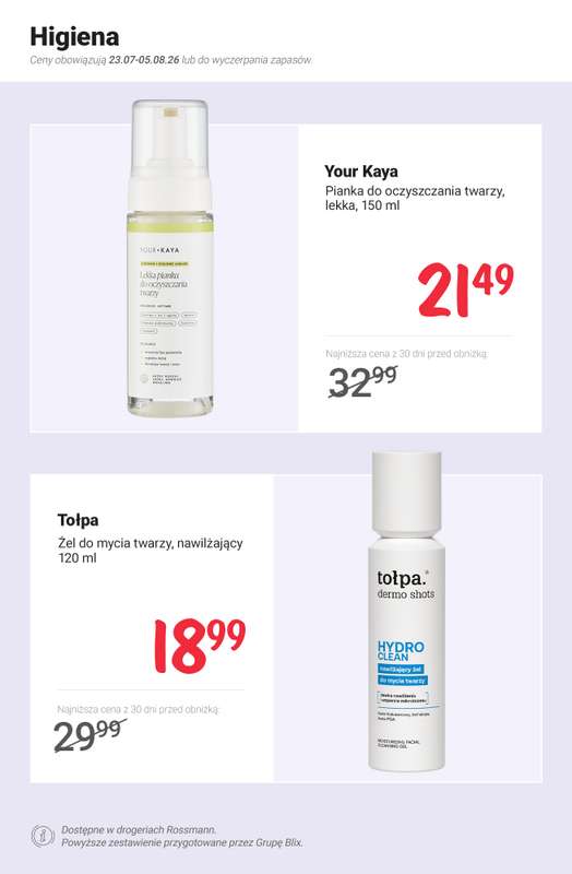 Rossmann - gazetka promocyjna Nowe MEGA PROMOCJE - od 23.07 od czwartku 23.07 do środy 05.08 - strona 8